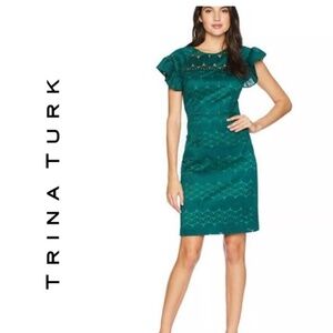 Trina Turk | Dresses | Trina Turk Mod Colorblock Sleeveless Dress Womens  Size 4 | Poshmark